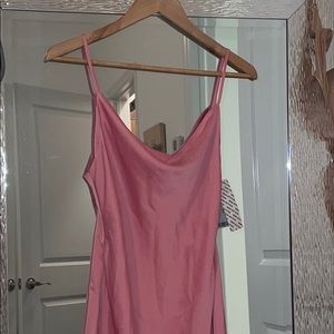 Pink slip dress NWT